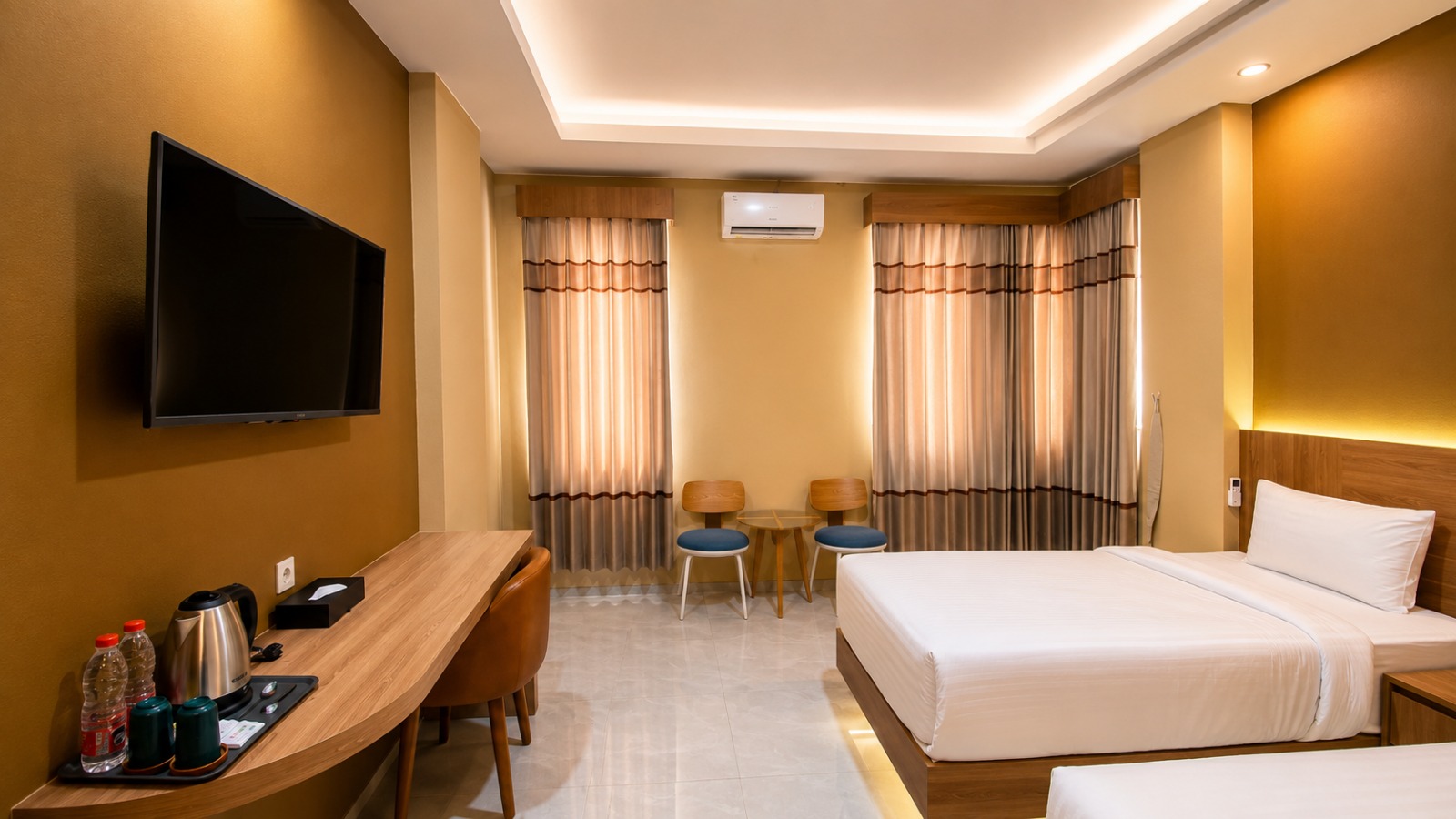 Interior Penginapan Long Stay IKN 3- Kamar Deluxe lapang
