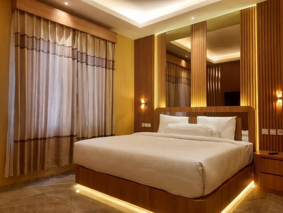 Interior Kamar Suites untuk Liburan Keluarga di IKN